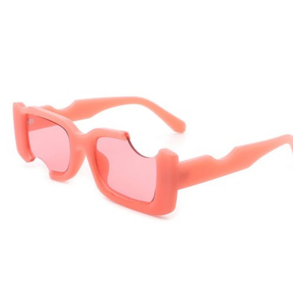 **NEVER WORN** luxury designer inspired cady rectangular sunglasses UNIS…